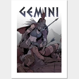 Gemini Zodiac Posters and Art